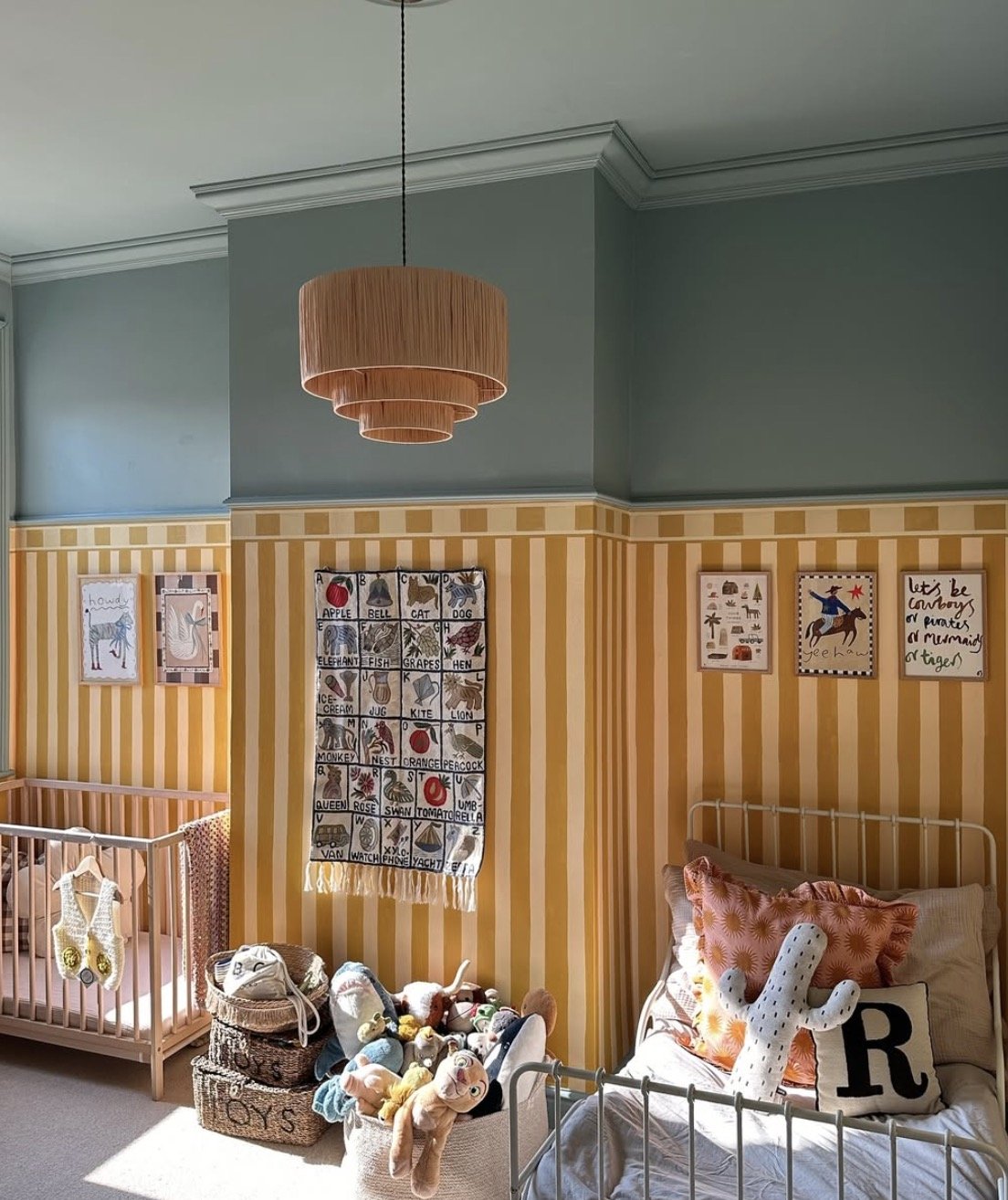 Strepen Behang Kinderkamer