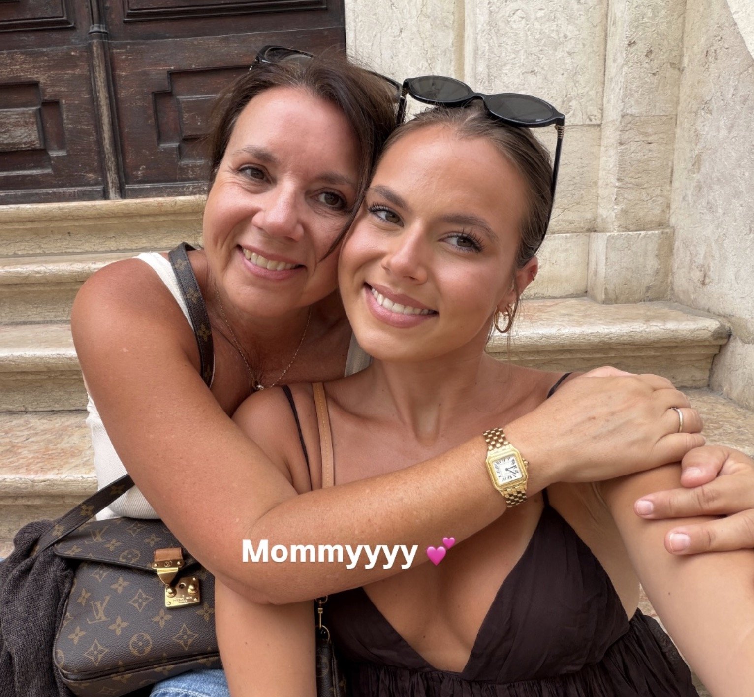 Nina Houston Met Haar Moeder