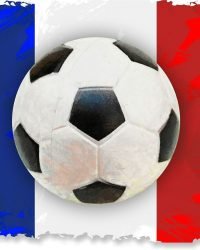 De vrouw van de Franse voetballers