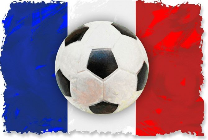 De vrouw van de Franse voetballers