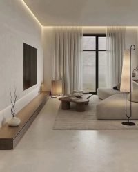 Licht Beige Modern Interieur