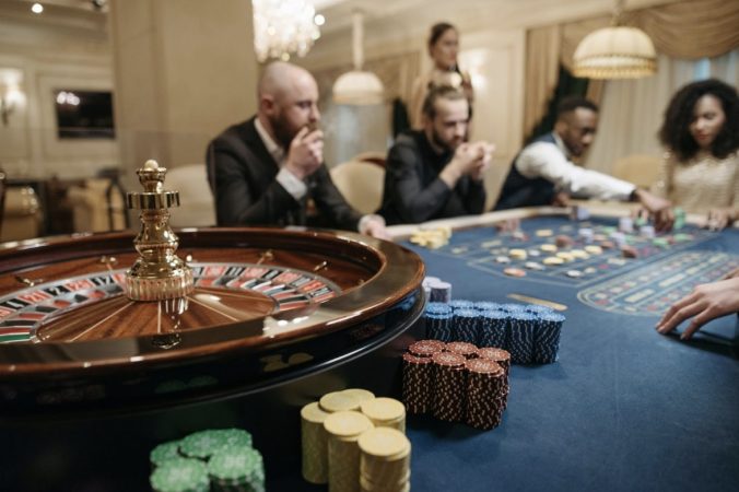 Mensen In Een Casino