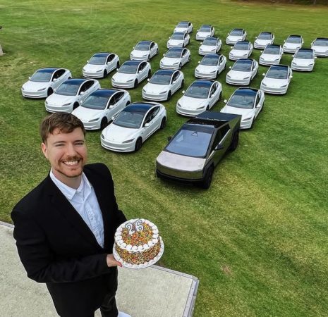 Mr Beast Tesla Give Away