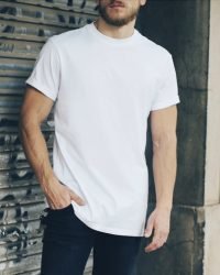 Man In Wit Tshirt