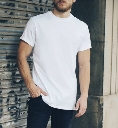 Man In Wit Tshirt